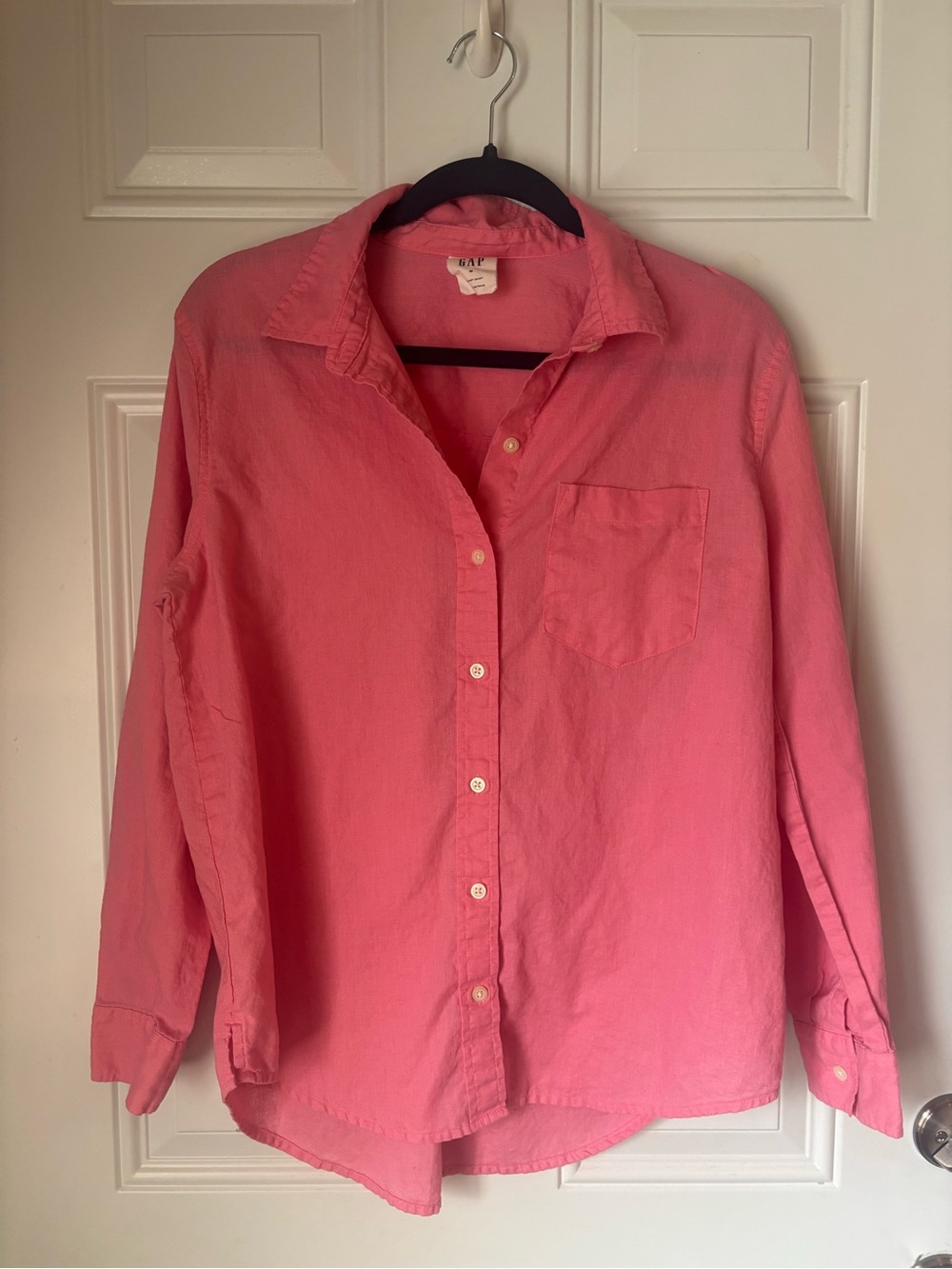 GAP Coral Button-Up Shirt
